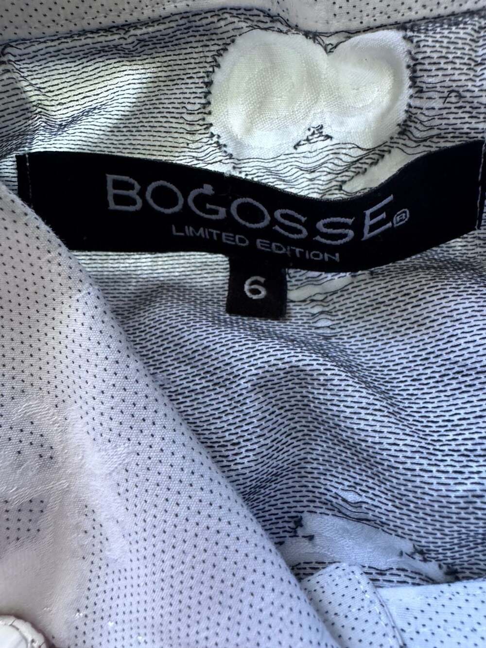 Bogosse Limited Edition Damask Pattern Button Down Shirt
